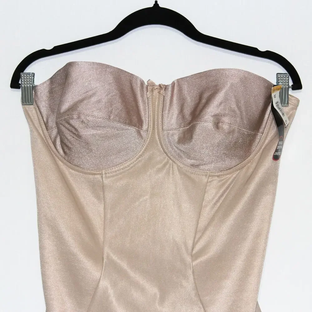 Miraclesuit Strapless Body Briefer Extra Firm Control Size 42C NWT